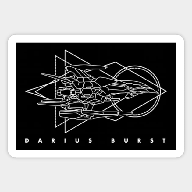 Darius Burst - Geometric Magnet by JMADISON